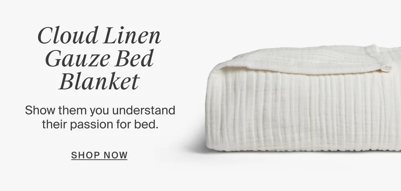 Shop the Cloud Linen Gauze Bed Blanket