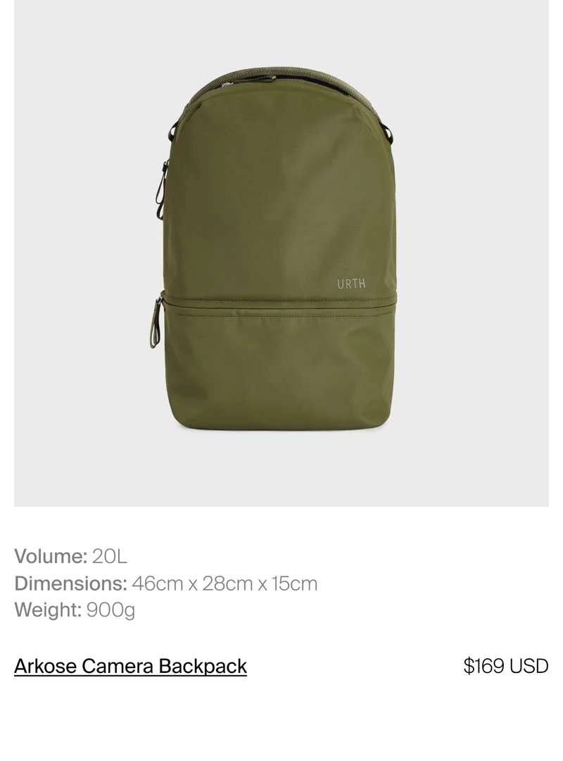 Arkose Camera Backpack