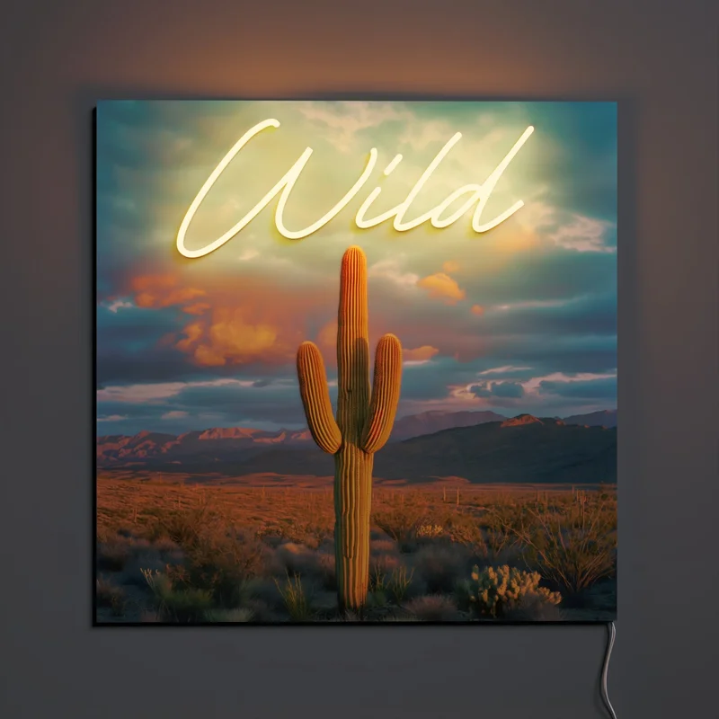 Image of Wild by Yellowpop Wonderland, led neon sign