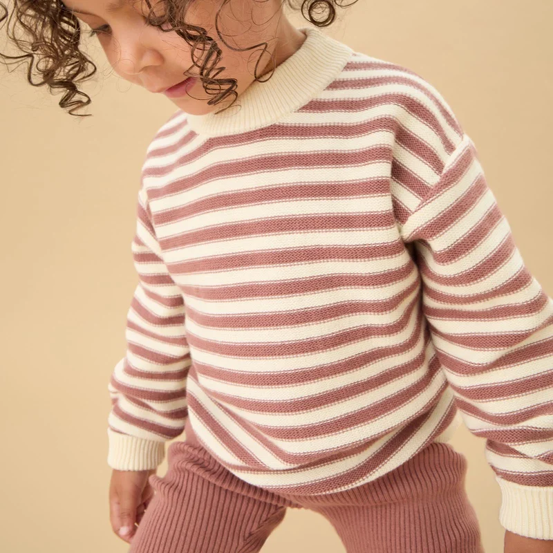 Image of Stripe Knitted Sweater