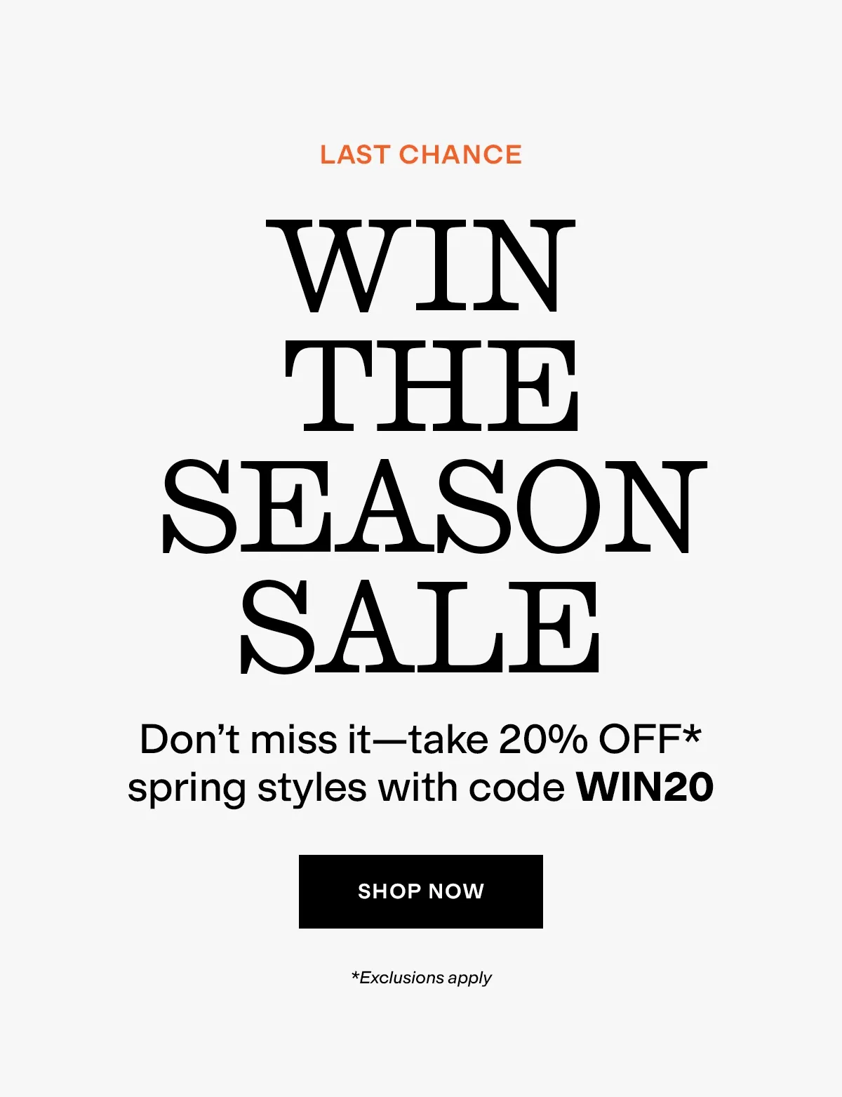Shop Last Chance