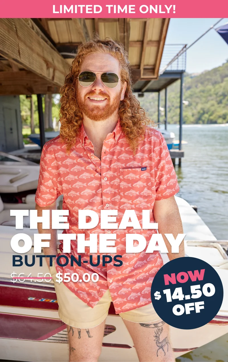 DEAL OF THE DAY: Button-Ups Now $14.50 Off!