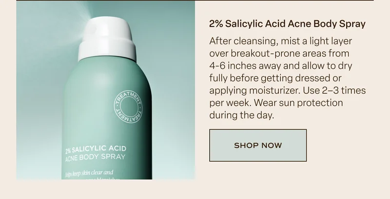 Acne Body Spray