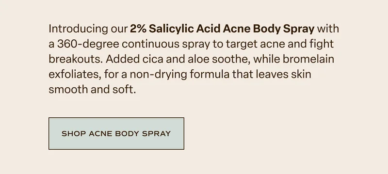 Acne Body Spray