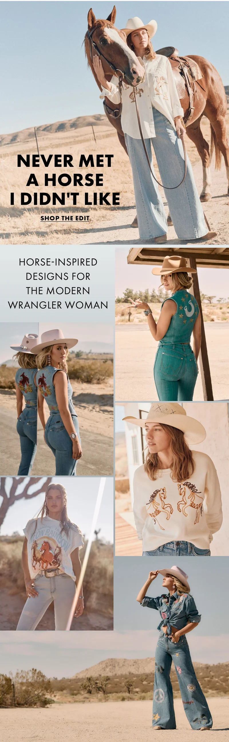 Never Met A Horse I Didn't Like Shop The Edit Horse-Inspired Designs For The Modern Wrangler Woman