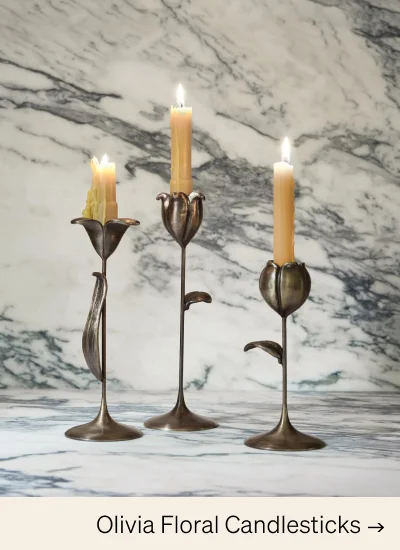 Shop Olivia Floral Candlesticks