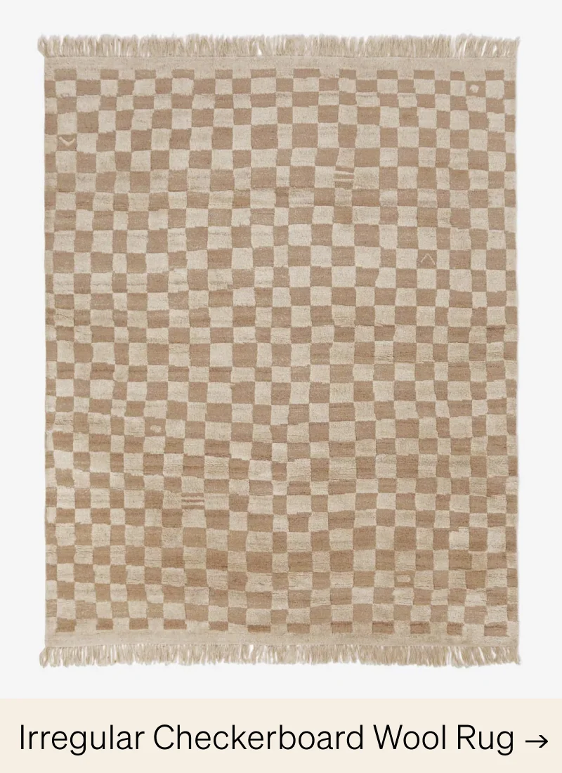 Shop Irregular Checkerboard Rug