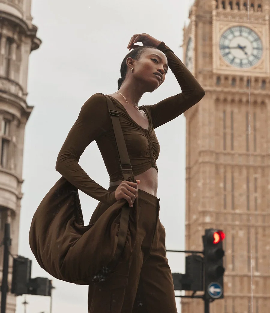 5 PERFECT PIECES FOR LIVING YOUR BEST OOO LIFE, INSPIRED BY OUR SPRING SHOOT IN LONDON. TRAVEL IN ALO.