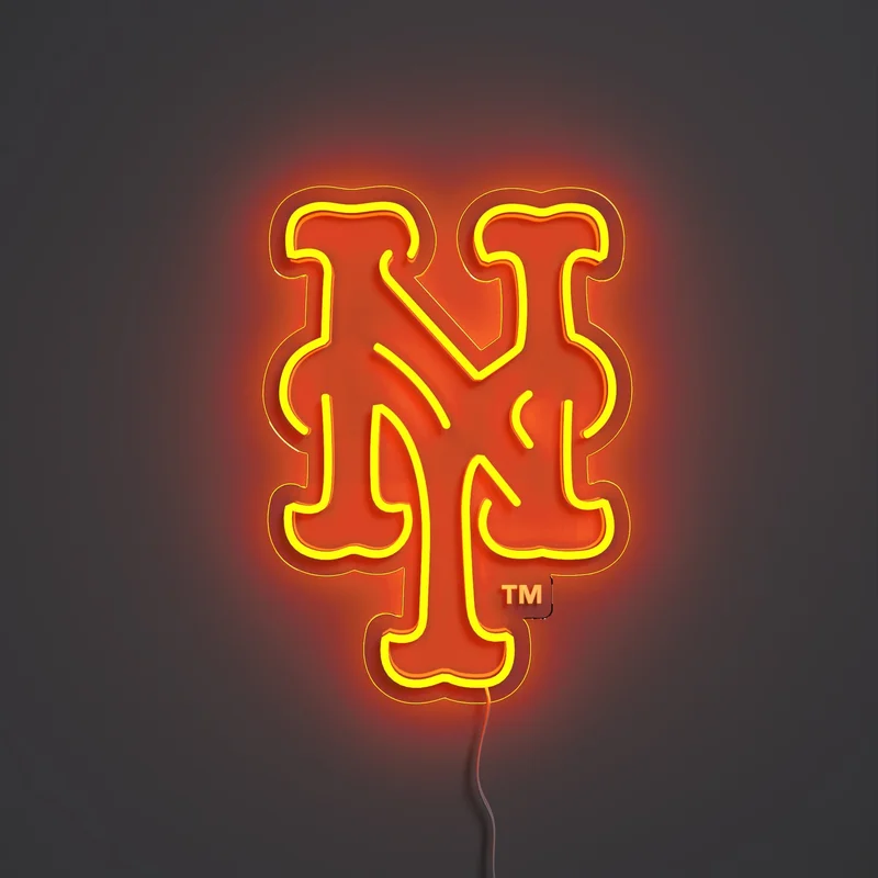 Image of New York Mets Logo, LED neon sign