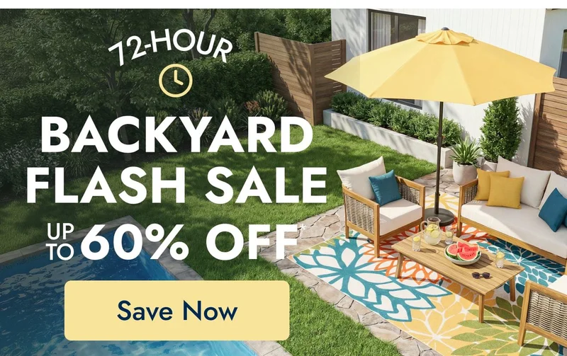 Backyard Flash Sale—Up to 60% Off