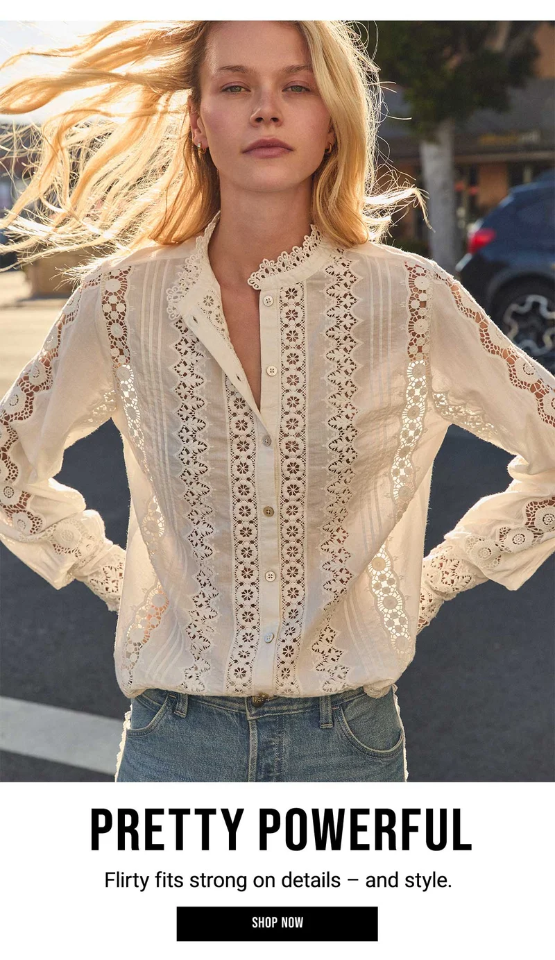 Pretty Powerful Flirty fits strong on details - and style. Shop Now