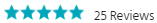 5 Stars - 25 Reviews