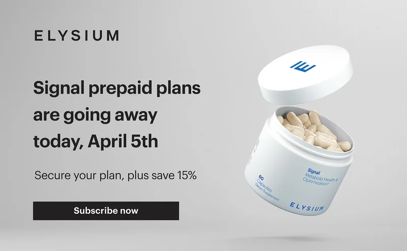 ELYSIUM | Signal prepaid plans are going away today, April 5th | Secure your plan, plus save 15% | Subscribe now