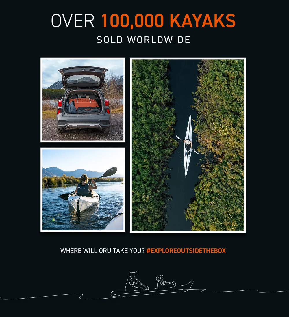 Over 100,000 Kayaks Sold Worldwide