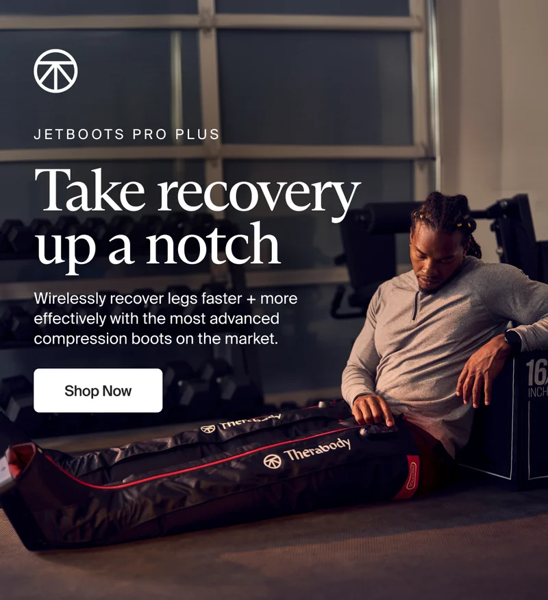 JetBoots PRO Plus | Take recovery up a notch | Wirelessly recover legs faster + more effectively with the most advanced compression boots on the market | Shop Now