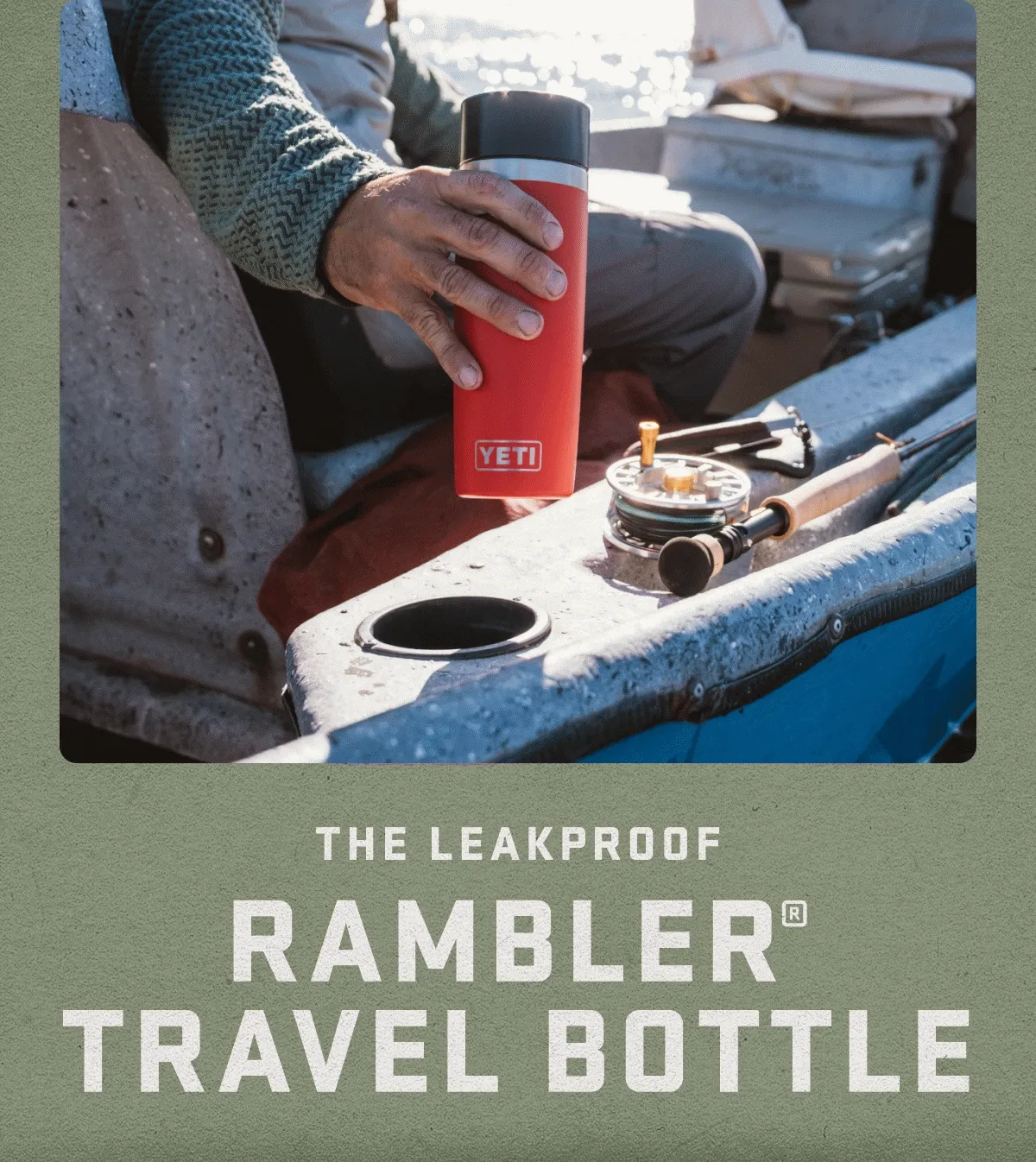 The Leakproof Rambler® Travel Bottle