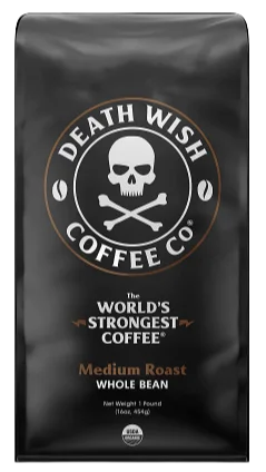 Image of Death Wish Coffee Co Medium Roast Whole Bean