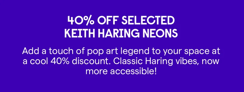 40% Off selected Keith Haring Neons