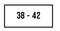 38 - 42
