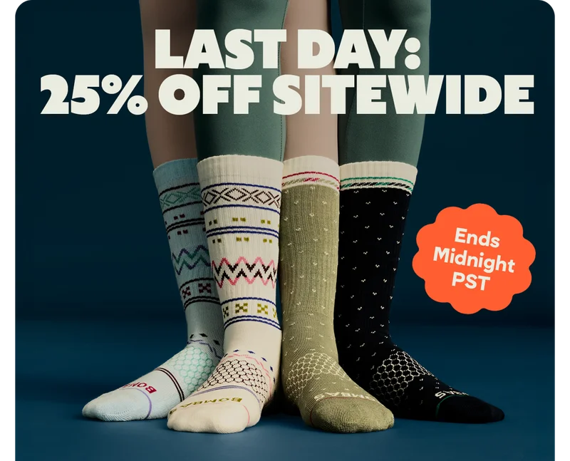 LAST DAY: 25% OFF SITEWIDE | Ends Midnight PST