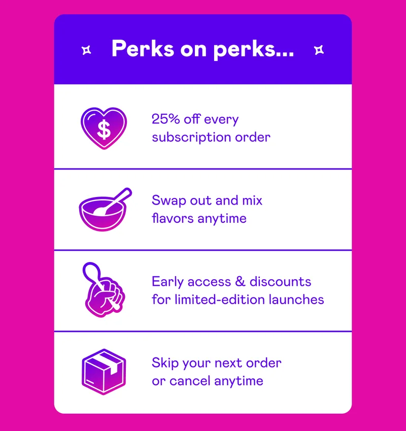 Perks on perks...