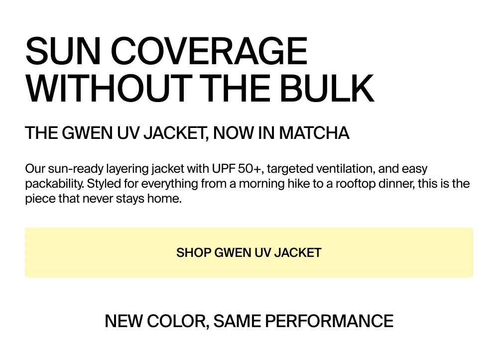 Shop GwenUV Jacket in Matcha