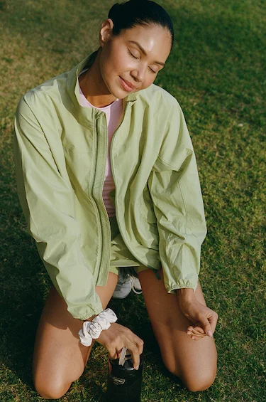 Shop GwenUV Jacket in Matcha