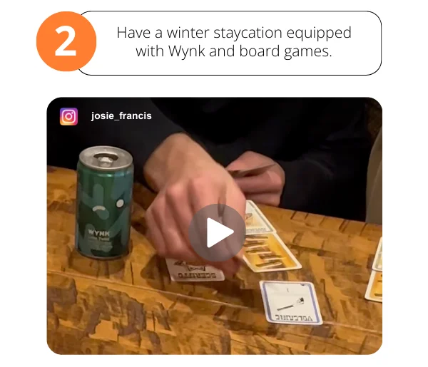 Wynk & board games at the cabin
