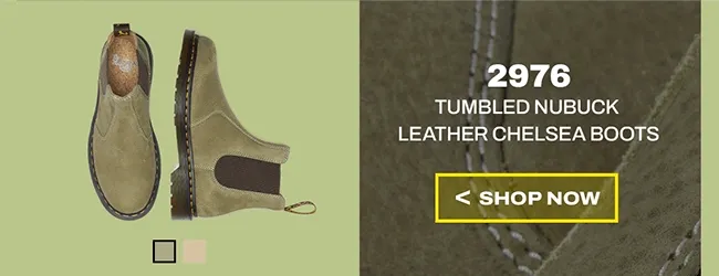 2976 Tumbled Nubuck Leather Chelsea Boots
