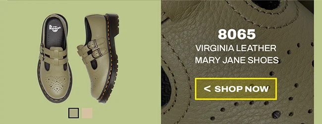 8065 Virginia Leather Mary Jane Shoes