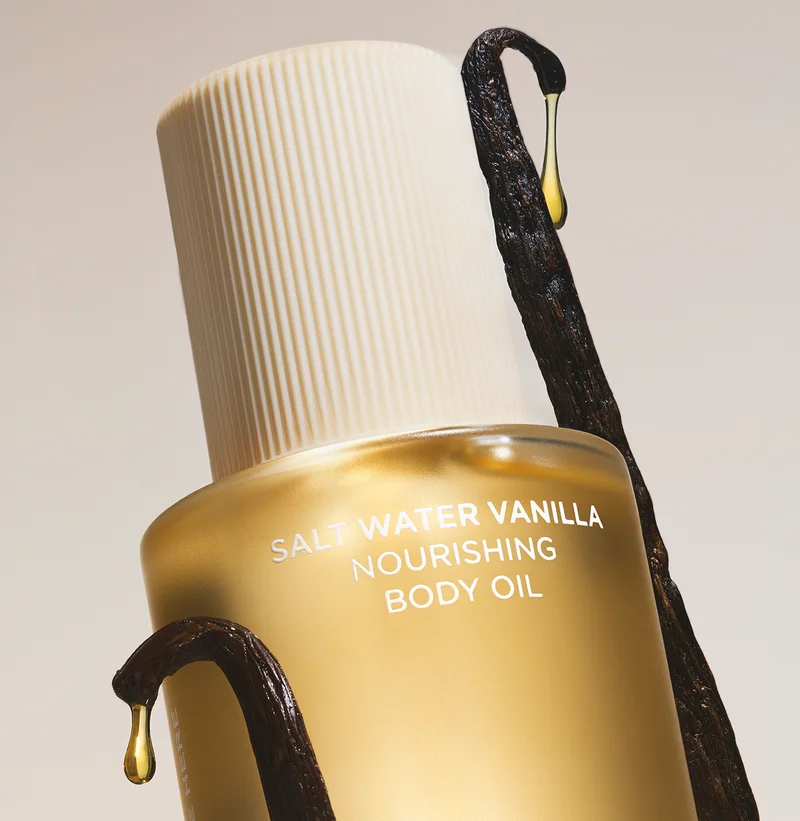 Salt water vanilla body oil