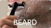 face shaving with Leaf