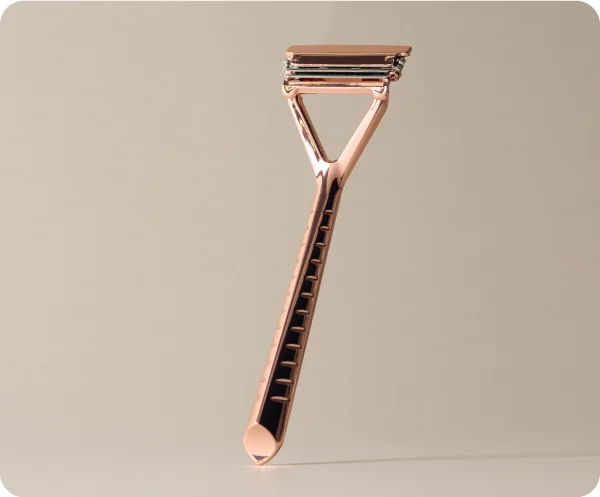 Leaf Razor in Rose Gold