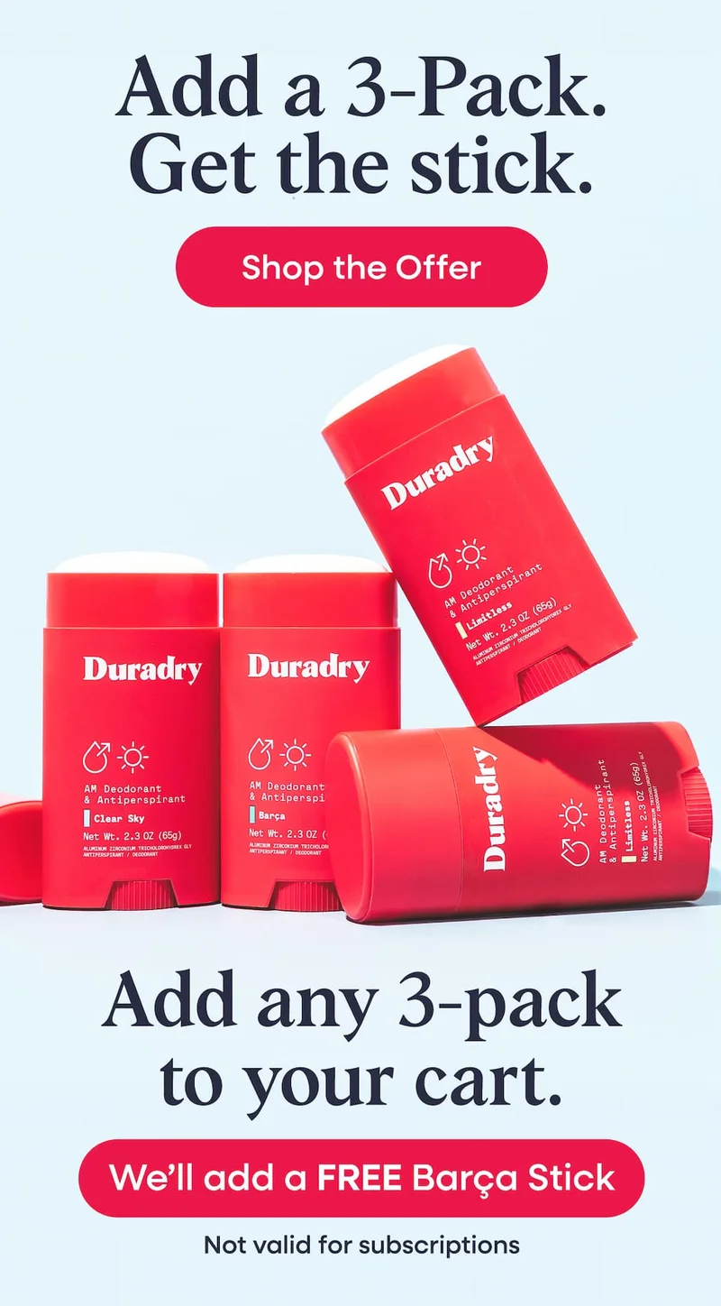 Add a 3-pack. Get the stick