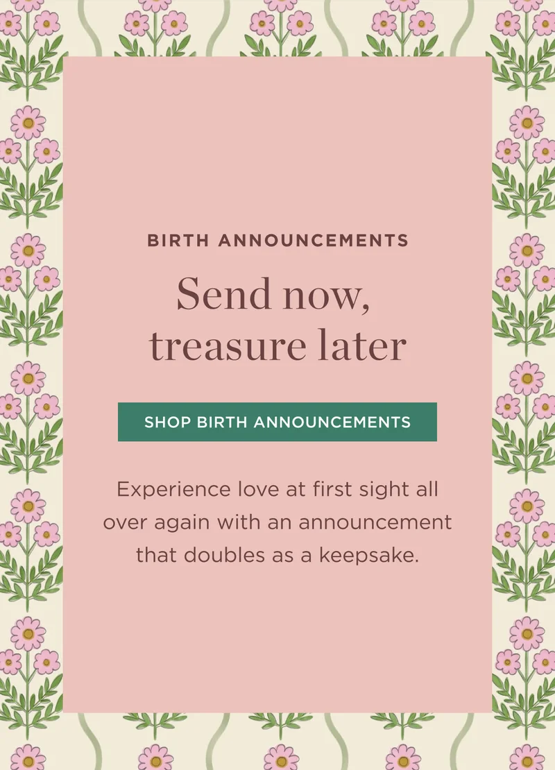 Shop Birth Announcements