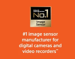 #1 image sensor manufacturer for digital cameras and video recorders**