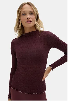 Shop the Ynes Top in Glazed Cherry