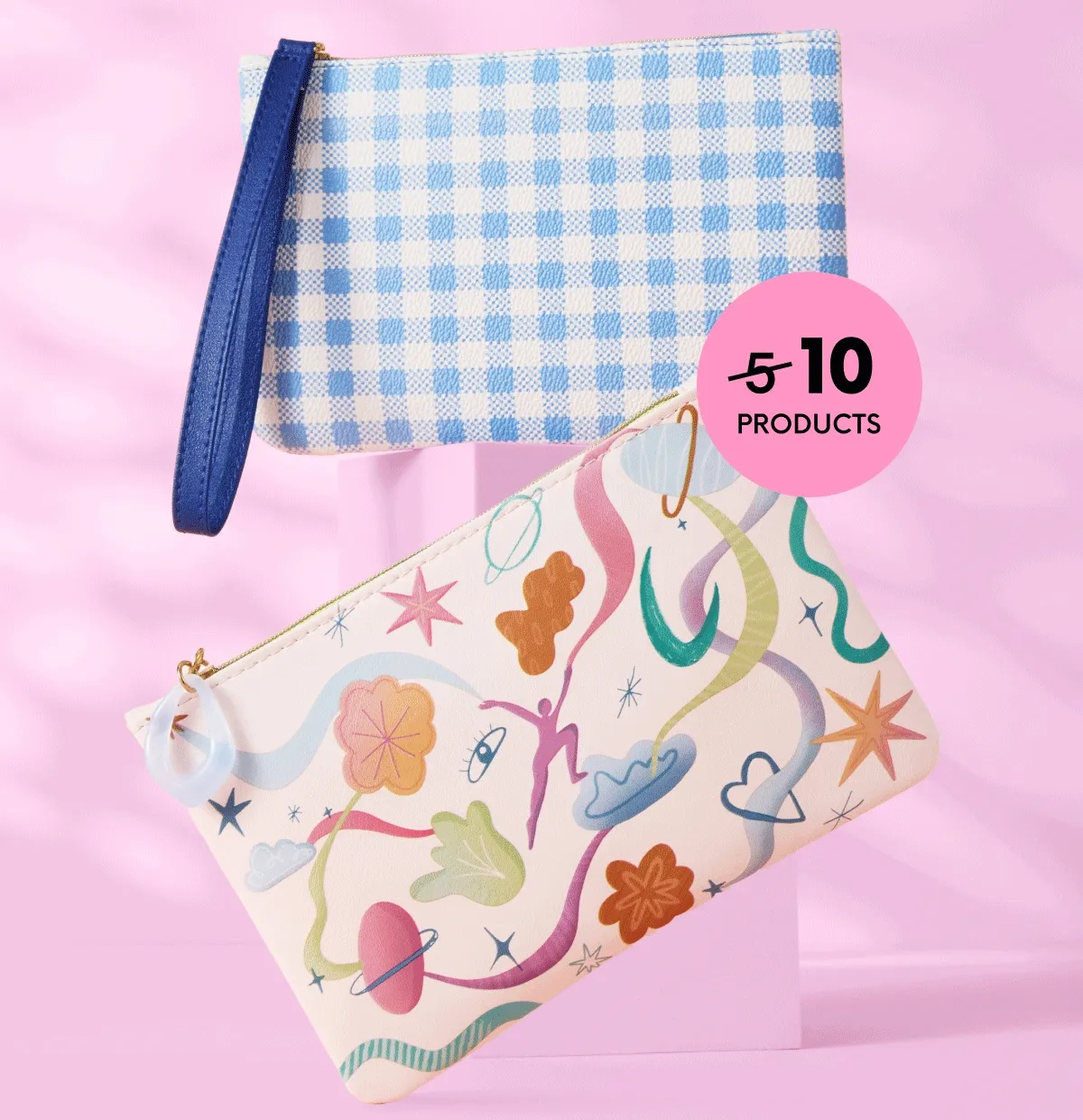 10 PRODUCTS UP TO $180 VALUE*