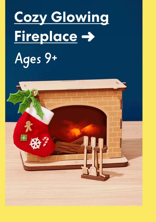 Cozy Glowing Fireplace
