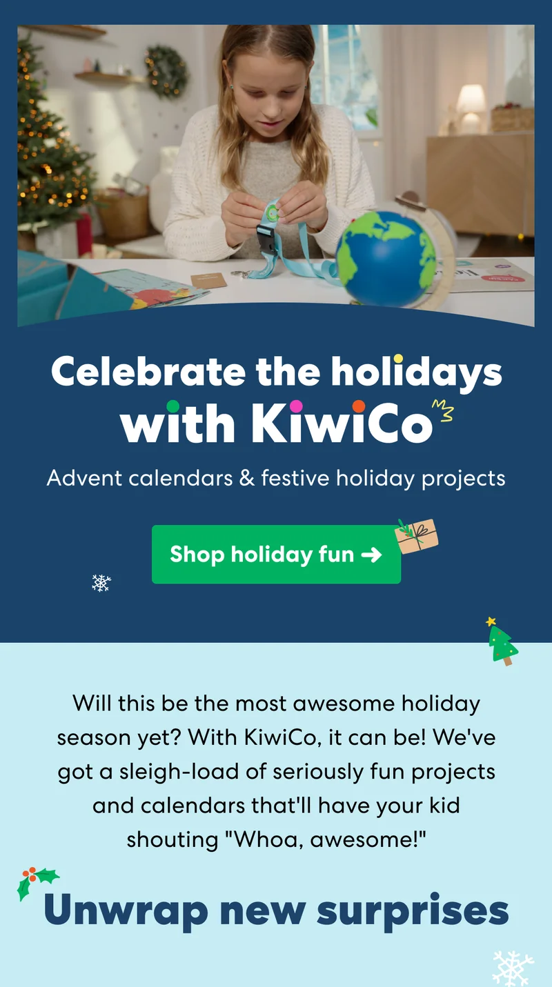 Celebrate the Holidays with KiwiCo