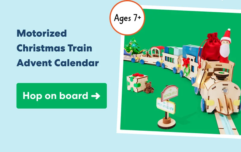 Motorized Christmas Train Advent Calendar
