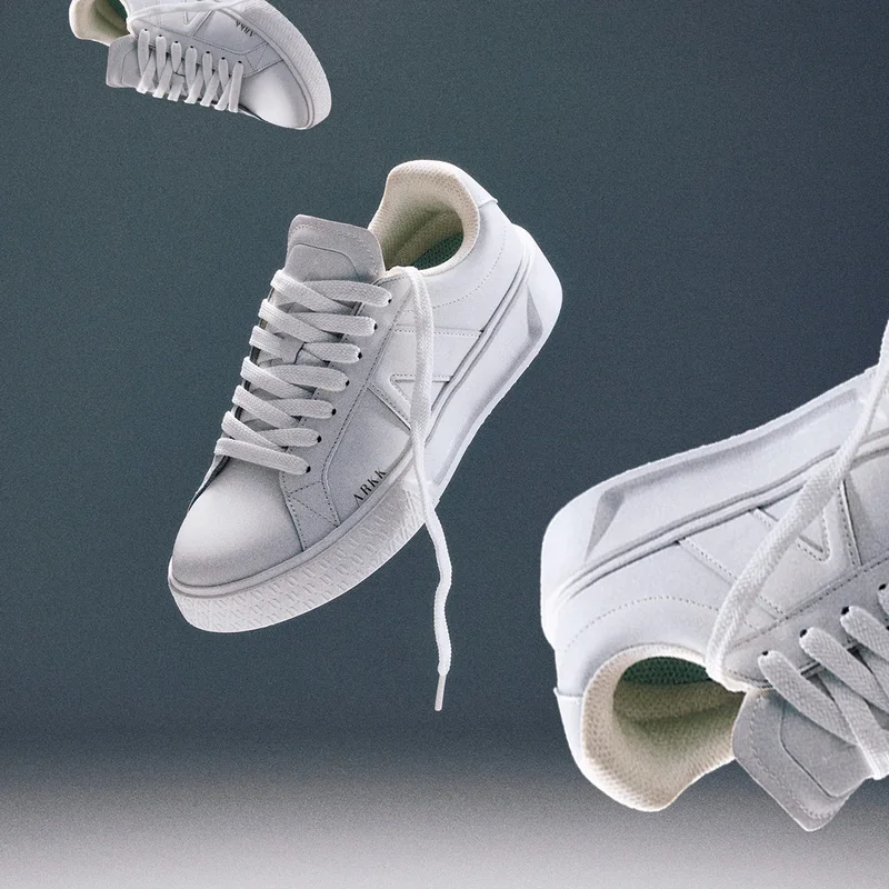 White sneakers