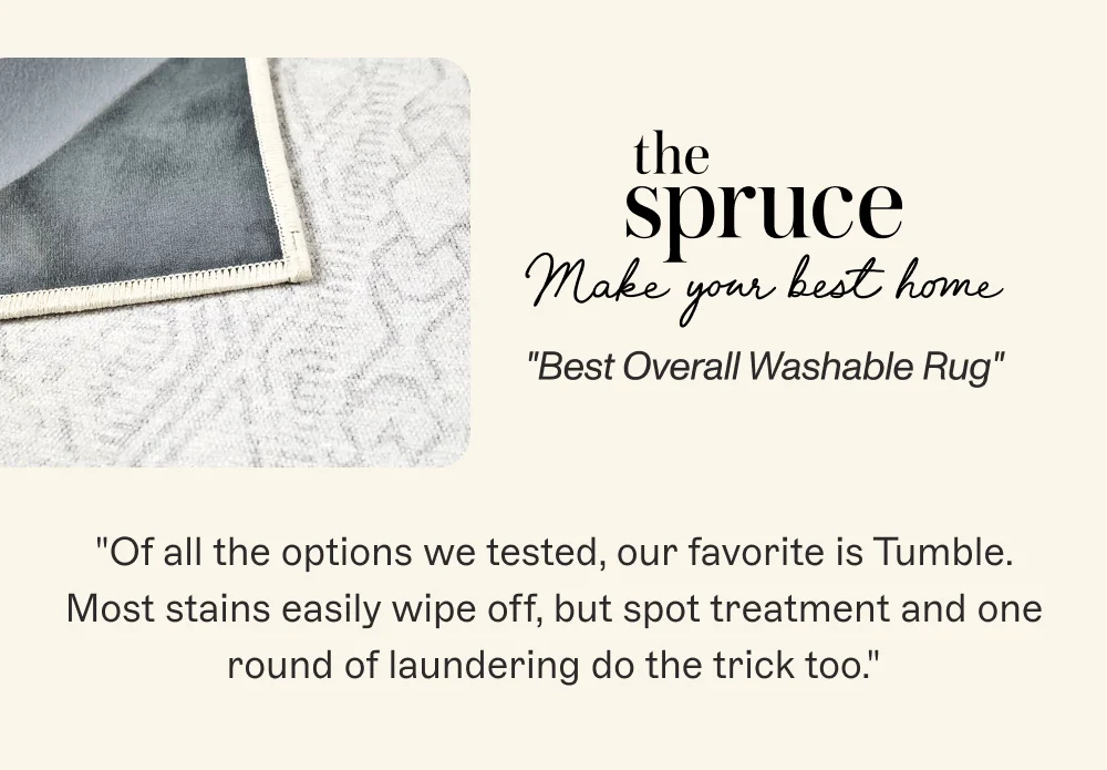 The Spruce "Best Overall Washable Rug"
