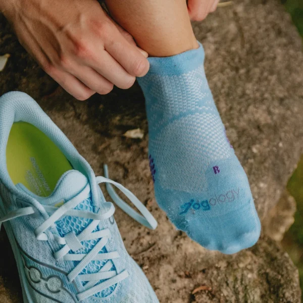 Woman wearing Jogology socks