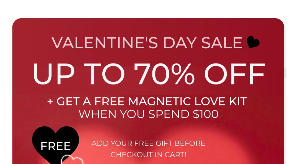 Valentine's Day Sale Up to 70% Off