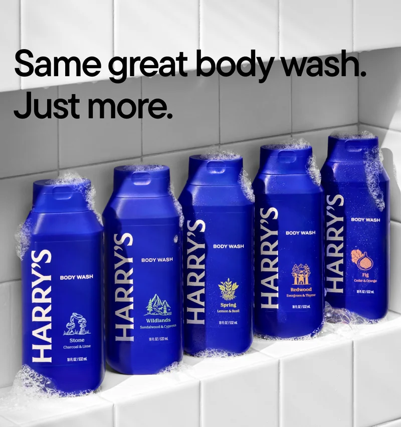 Same great body wash. Just more.