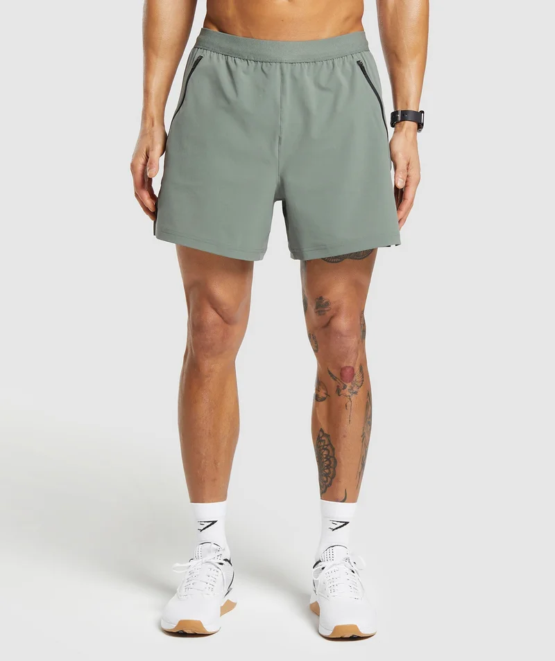 APEX ft APEX HYBRID SHORTS. Unit Green.