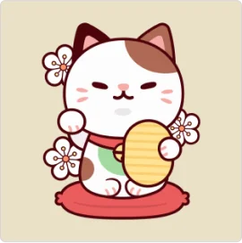 Maneki Cat Kawaii T-Shirt
