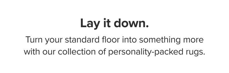 Lay it down.