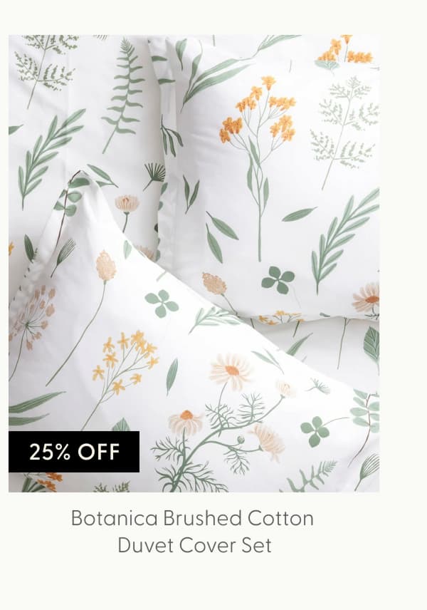 Botanica Brushed Cotton Duvet Cover Set